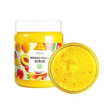 Скраб для лица и тела Top Beauty Mango Peach с ароматом манго персик и кокосовым маслом 250 мл