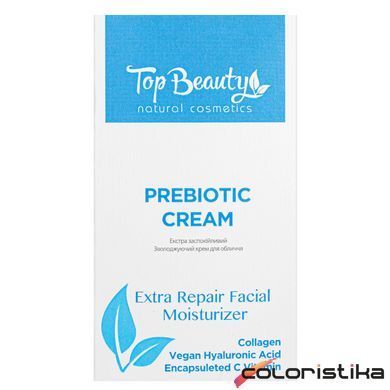 Крем для лица увлажняющий успокаивающий Top Beauty Prebiotic Cream, 100 мл