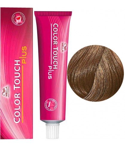 Безаммиачная краска для волос Wella Professionals COLOR TOUCH PLUS 66/03 Темный блондин натурально золотист 60 мл