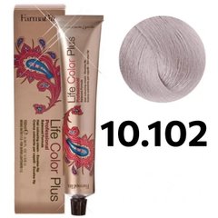 Фарба для волосся FarmaVita Life Color Plus 10.102 платиновий блондин попелясто-перлинний 100 мл