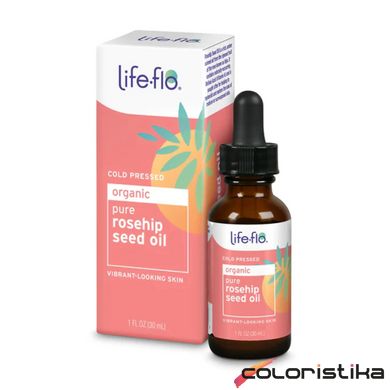 Чистое органическое масло шиповника Life Flo Pure Rosehip Oil Organic - 1 fl oz