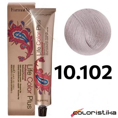 Краска для волос FarmaVita Life Color Plus 10.102 платиновый блондин пепельно-жемчужный 100 мл