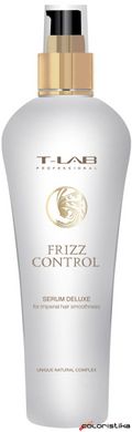 Сыворотка для королевской гладкости волос T-LAB Professional Frizz Control Serum Delux, 150 ml