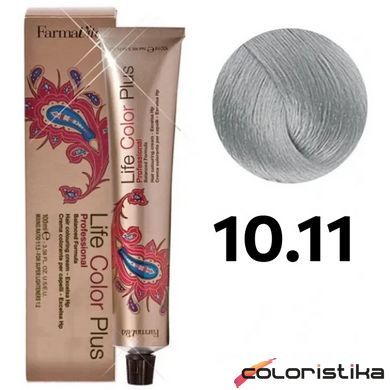 Краска для волос FarmaVita Life Color Plus 10.11 платиновый блондин насыщенно пепельный 100 мл