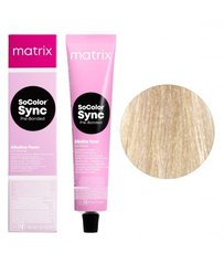 Безаміачна фарба для волосся Matrix SoColor Sync Pre-Bonded Alkaline 9GV Дуже світлий блондин золотистий фіолетовий 90 мл