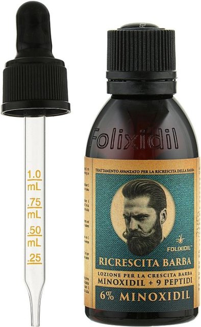 Лосьон Folixidil Beard Booster 6% 60 мл для роста бороды