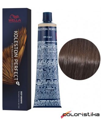 Краска для волос Wella Professionals Koleston ME 6/71 Темный блондин коричнево-пепельный 60 мл