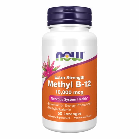 Витамин Methyl B-12 Now Foods 10000 mcg - 60 tabs