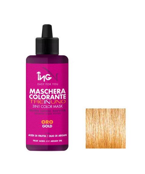 Тонуюча маска ING Coloring 3 in 1 Color Mask (Золото) 100 ml